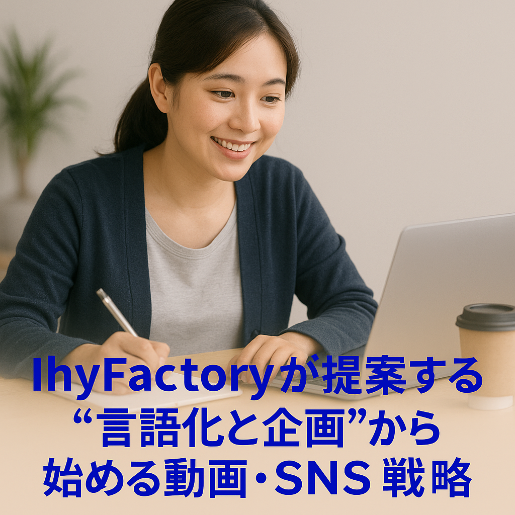 IhyFactoryが提案する“言語化と企画”から始める動画・SNS戦略